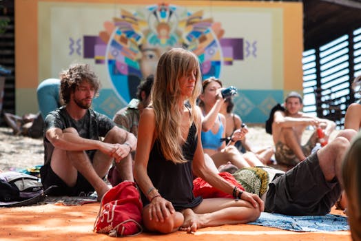 Online dagsluiting met muziek en meditatie bij Palliam
